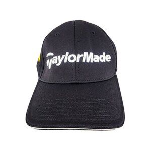 TaylorMade R11 Dentaflex L/XL Hat By Adidas Black Polyester Comfortable Fit